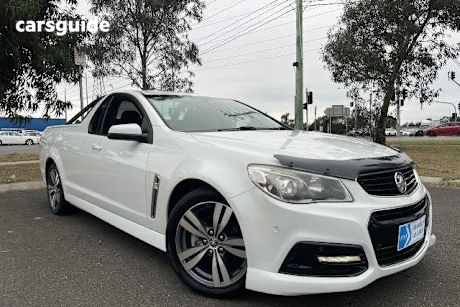 White 2015 Holden UTE Ute Tray SV6 Ute