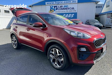 Red 2019 Kia Sportage Wagon SI Premium (fwd)