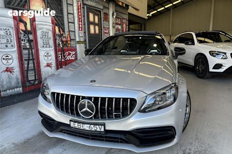 Silver 2019 Mercedes-Benz C63 Coupe S