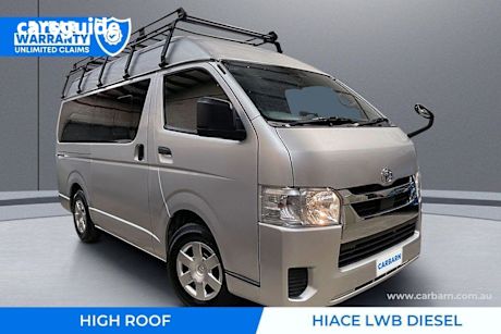Silver 2020 Toyota Hiace Commercial