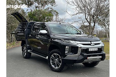 Black 2020 Mitsubishi Triton Ute Tray GLS PREMIUM 4X4