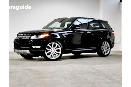 Black 2015 Land Rover Range Rover Sport SUV SDV8 HSE DYNAMIC 4X4