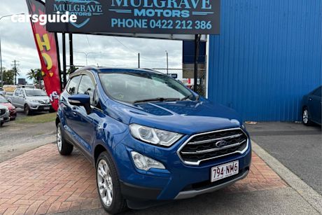 Blue 2019 Ford Ecosport Wagon Titanium