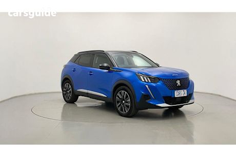 Blue 2023 Peugeot E-2008 Wagon GT