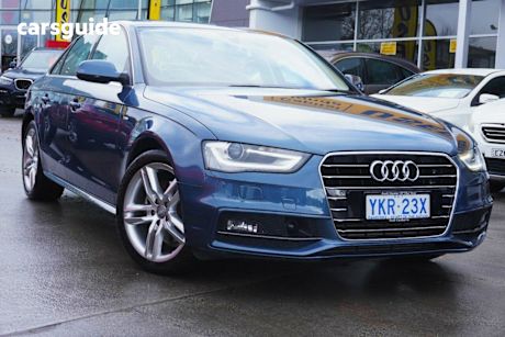 Blue 2015 Audi A4 Sedan 1.8 Tfsi