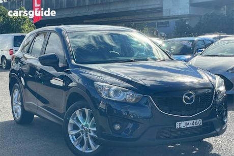 Blue 2013 Mazda CX-5 Wagon Grand Tourer (4X4)