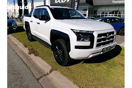 White 2024 Mitsubishi Triton Ute Tray GSR 4X4