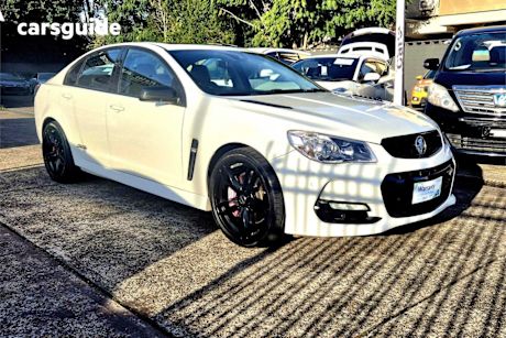 White 2017 Holden Commodore Sedan SS-V Redline