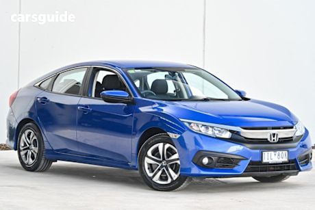 Blue 2016 Honda Civic Sedan VTI