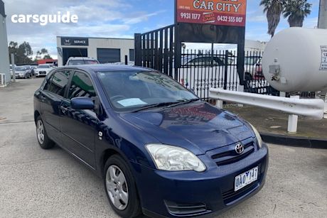Blue 2006 Toyota Corolla Hatchback Ascent Seca