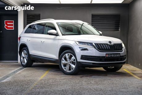White 2018 Skoda Kodiaq Wagon 132 TSI (4x4) NS MY18