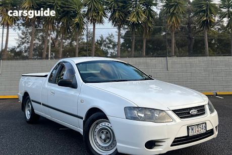 White 2007 Ford Falcon Utility XL (lpg)