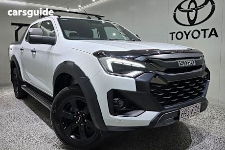 White 2024 Isuzu D-MAX Crew Cab Utility X-Terrain (4X4)