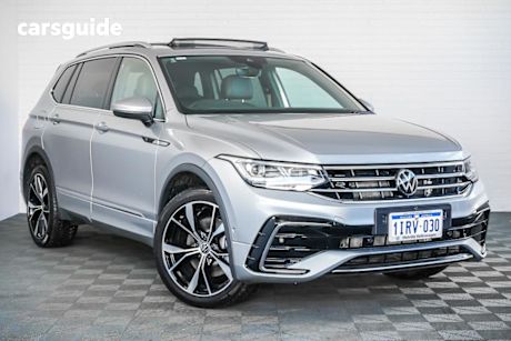 Silver 2024 Volkswagen Tiguan Wagon Allspace 162TSI R-Line