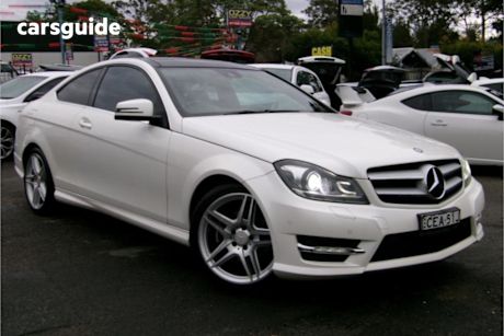 White 2011 Mercedes-Benz C250 Coupe BE