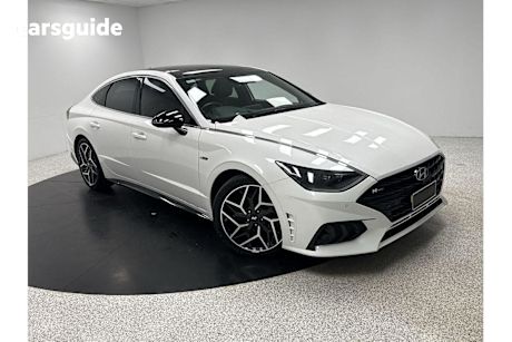 White 2021 Hyundai Sonata Sedan N Line