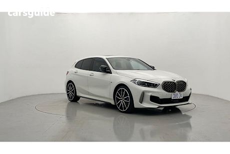 White 2021 BMW M135I Hatchback Xdrive