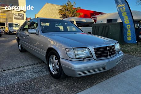 Silver 1996 Mercedes-Benz S500 Sedan L