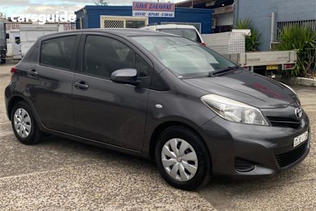 Grey 2012 Toyota Yaris Hatchback YR