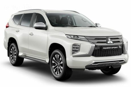 White 2024 Mitsubishi Pajero Sport Wagon GLS (4WD) 7 Seat