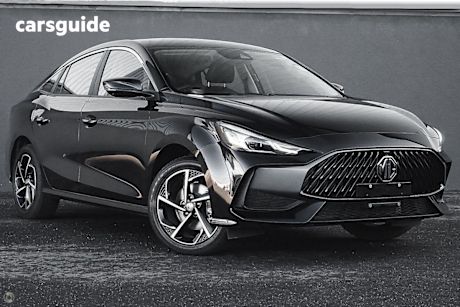 Black 2025 MG MG5 Sedan ESSENCE F
