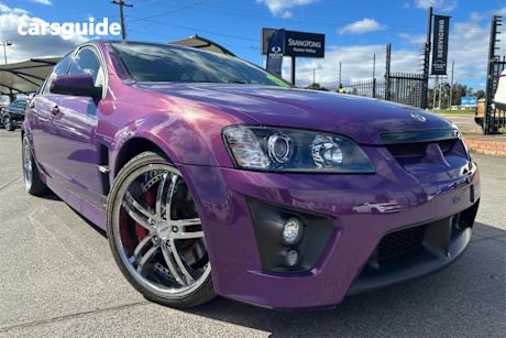 Blue 2007 HSV GTS Sedan