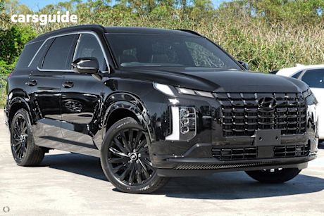 Black 2025 Hyundai Palisade SUV CALLIGRAPHY BLACK INK 4X4