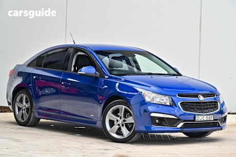 Blue 2016 Holden Cruze Sedan SRI Z-Series