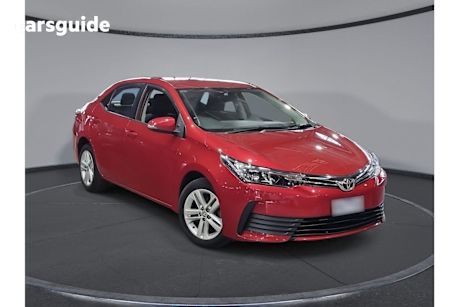 Red 2018 Toyota Corolla Sedan Ascent