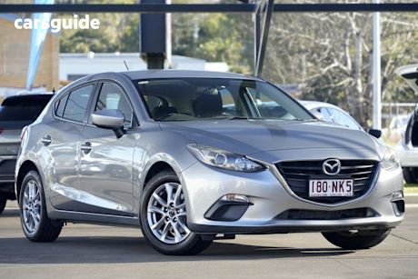 Silver 2014 Mazda 3 Hatchback Maxx