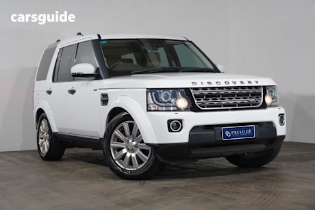 White 2015 Land Rover Discovery 4 Wagon 3.0 TDV6