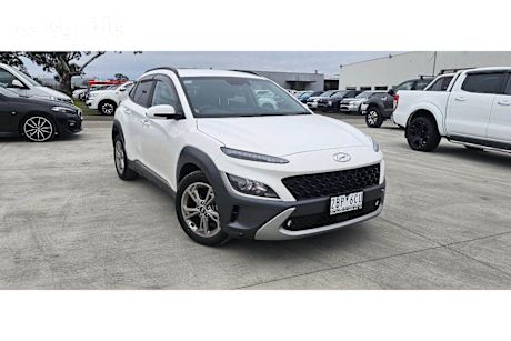 White 2023 Hyundai Kona Wagon ELITE F