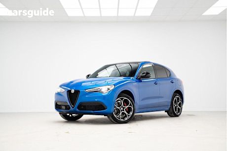 Blue 2022 Alfa Romeo Stelvio SUV VELOCE 4X4