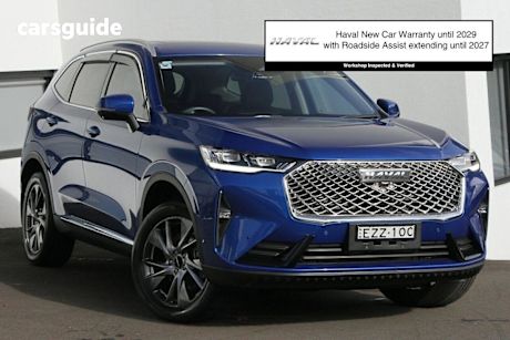 Blue 2022 GWM Haval H6 Wagon Ultra AWD