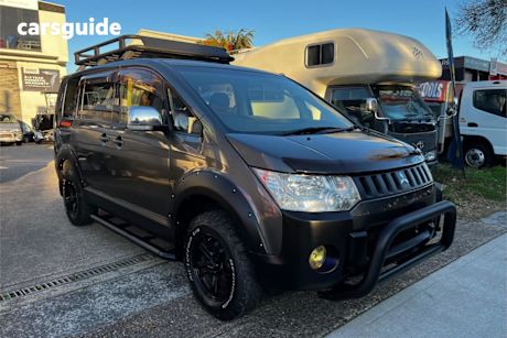 Grey 2013 Mitsubishi Delica Commercial D:5
