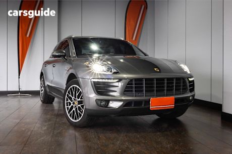 Grey 2015 Porsche Macan Wagon S Diesel