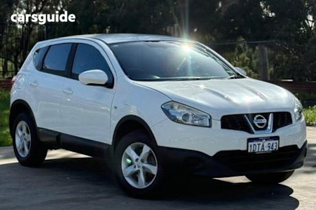 White 2010 Nissan Dualis Wagon ST (4x2) J10 SERIES II