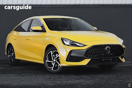 Yellow 2025 MG MG5 Sedan ESSENCE F