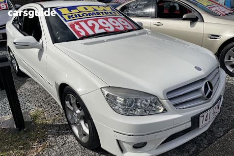 White 2009 Mercedes-Benz CLC200 Coupe Kompressor