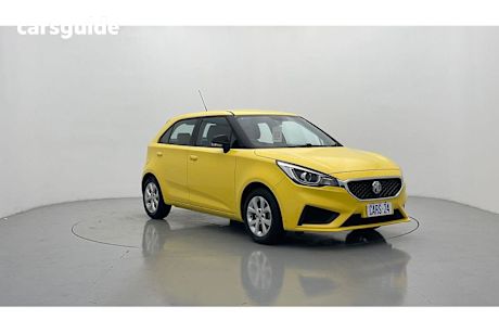 Yellow 2020 MG MG3 Hatchback Core