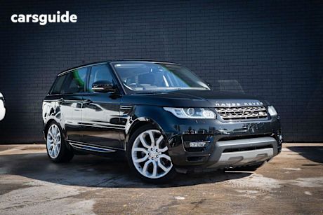 Black 2016 Land Rover Range Rover Sport Wagon TDV6 SE 4X4