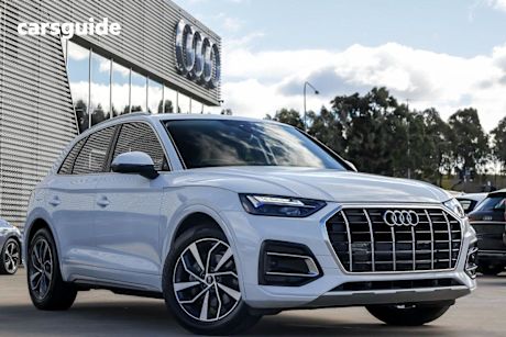 White 2023 Audi Q5 Wagon 35 TDI Mhev