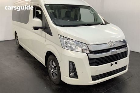 White 2020 Toyota Hiace Bus Slwb Commuter GL (12 Seats)