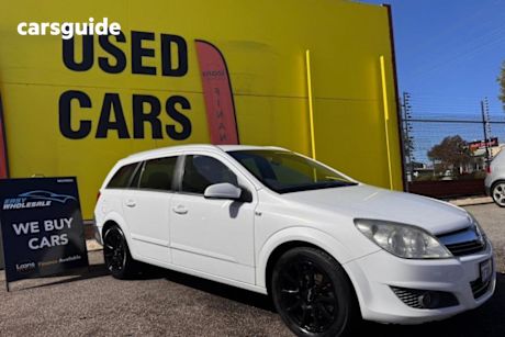 White 2009 Holden Astra Wagon CDTi AH MY09