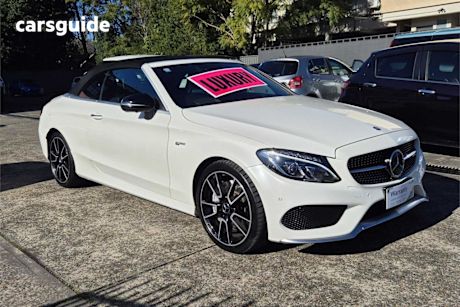 White 2016 Mercedes-Benz C43 Sedan