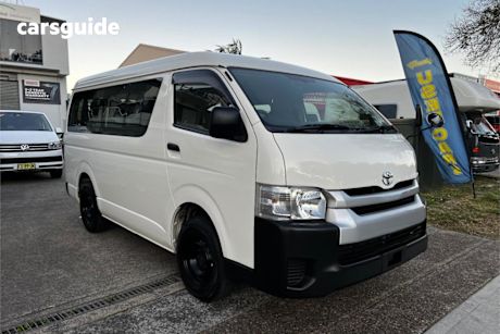 White 2014 Toyota Hiace Van LWB