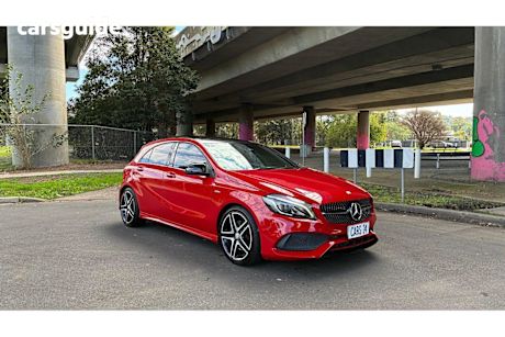 Red 2017 Mercedes-Benz A250 Hatchback Sport