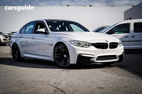 White 2015 BMW M3 Sedan