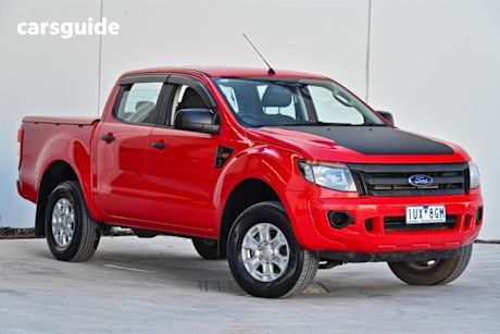 Red 2014 Ford Ranger Crew Cab Pickup XL 2.2 HI-Rider (4X2)