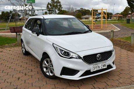 White 2021 MG MG3 Hatchback Core